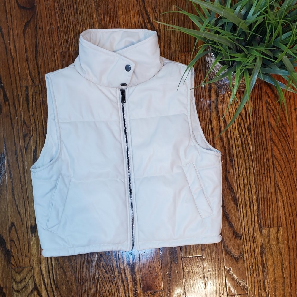 Anthropologie Faux Leather Vest - Picture 4 of 9